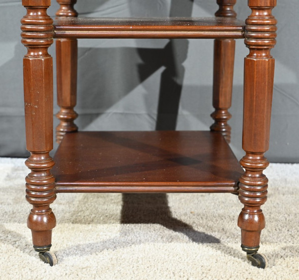 Small Mahogany Table with Shutters, Maison Lemarchand, A. Lemoine - Mid 19th century