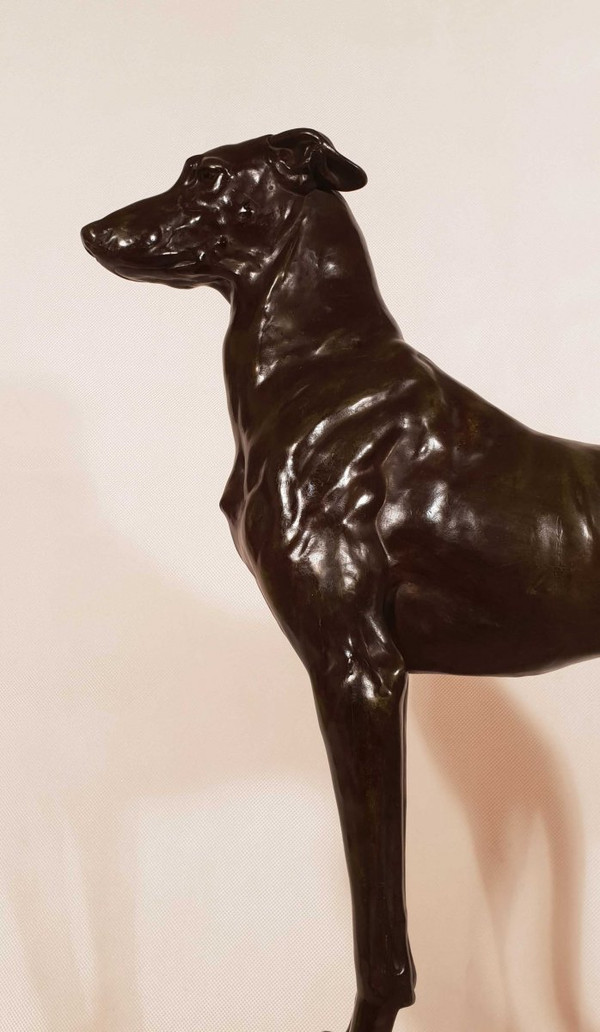 Art Deco Greyhound By Jules Edmond Masson For Max Le Verrier