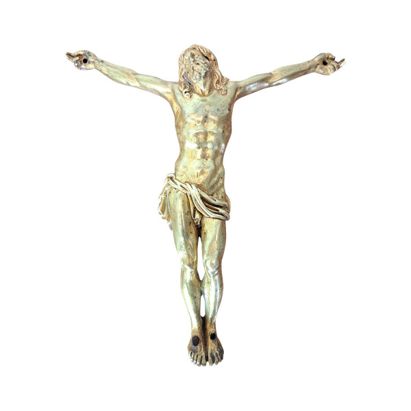 Christ , Gilded bronze , France , 18th century.