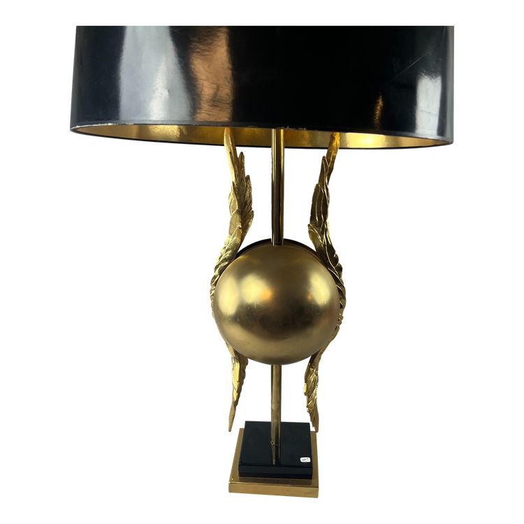 Golden table lamp in the style of Maison Charles