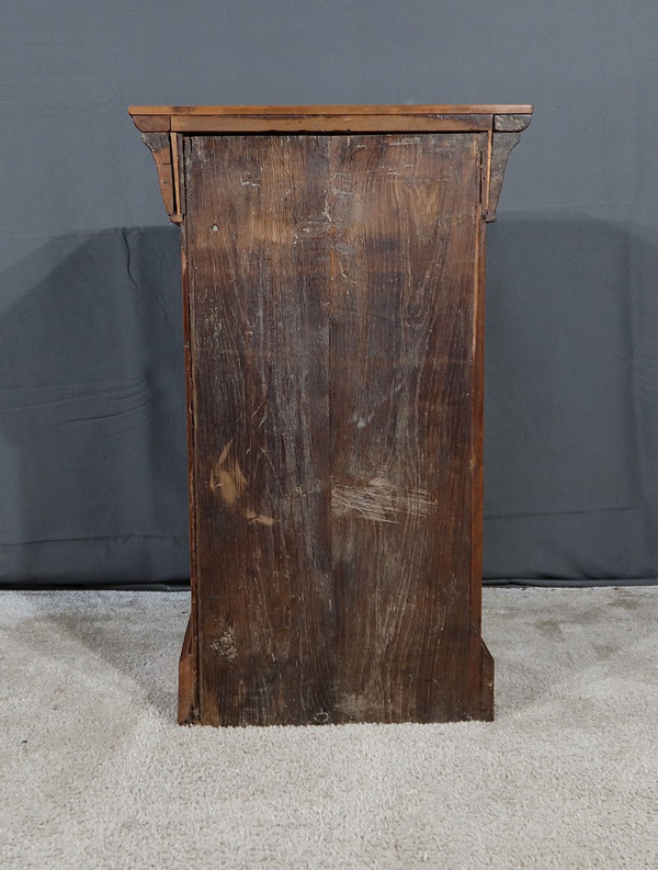 Louis-Philippe bedside table in solid cherrywood - Late 19th century