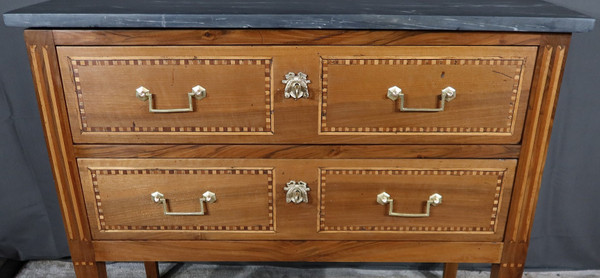 Small Regional Chest of Drawers in Walnut, Louis XVI style - Early 19th century