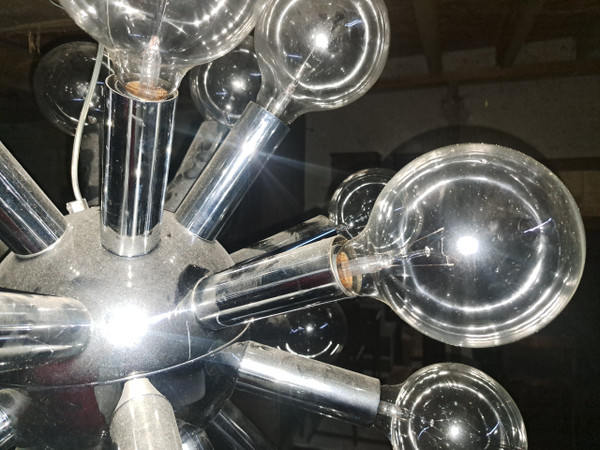 Lampadario a sospensione vintage “Sputnik” a 24 luci