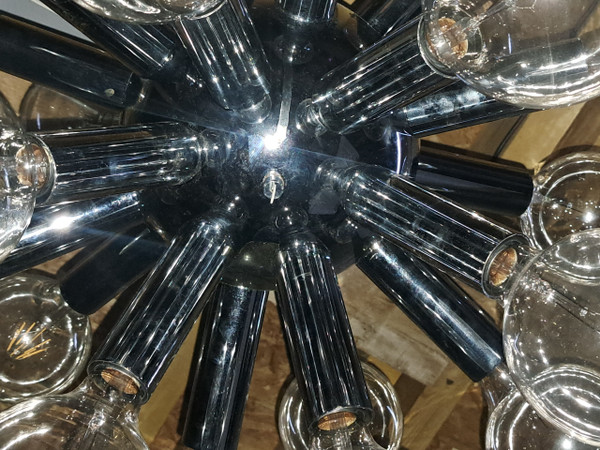 Lampadario a sospensione vintage “Sputnik” a 24 luci