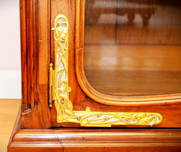 Vitrine Bibliothèque Art Nouveau