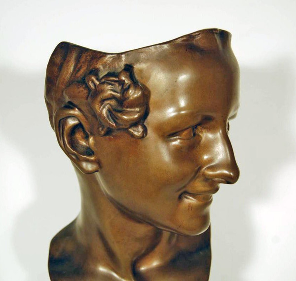 After Jean-baptiste Carpeaux (1827-1875) Bronze "the laughing Neapolitan woman"