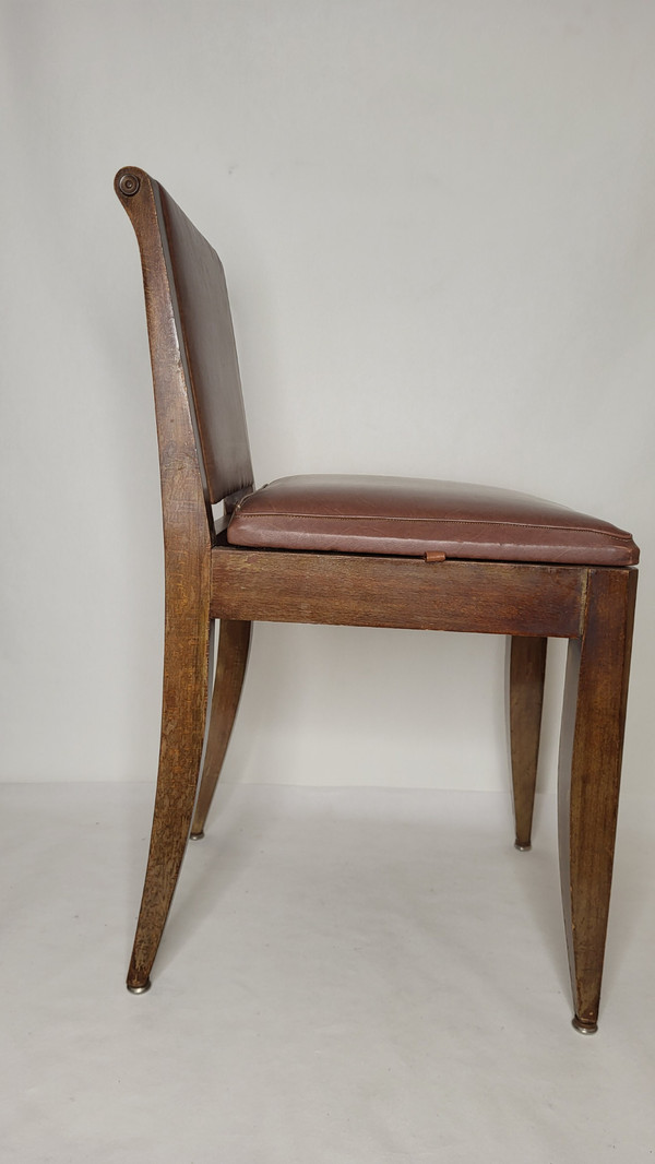 Chaise / Tabouret de piano des années 50