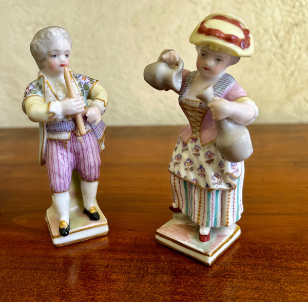 Saxony porcelain statuettes