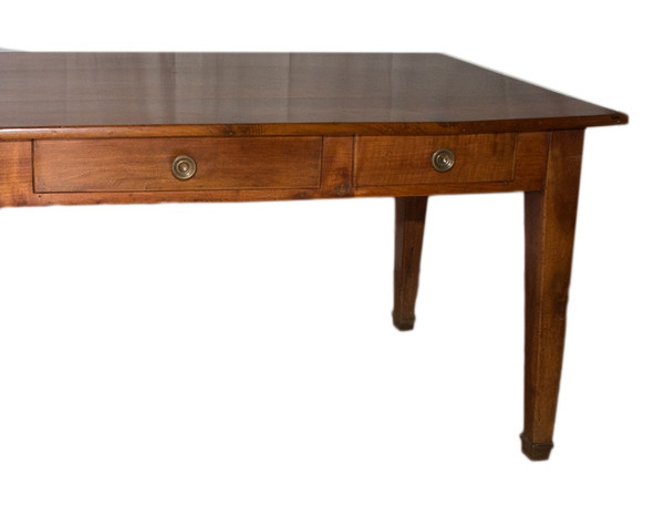 Farm Table In Walnut Directoire Period 