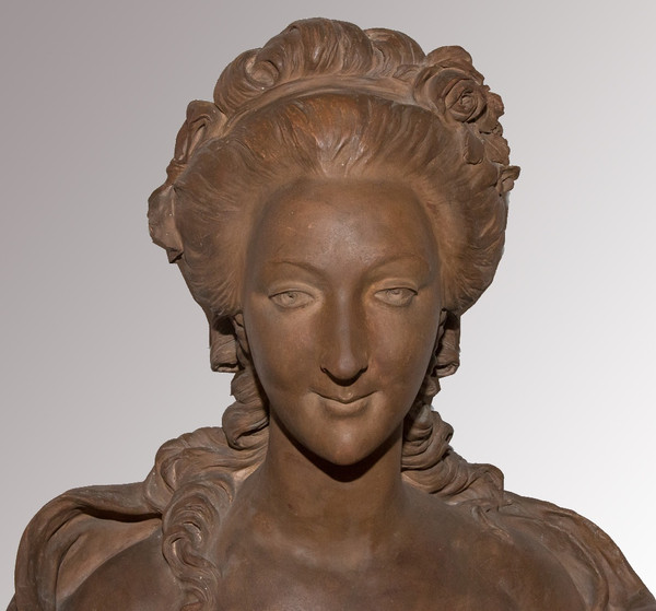 Marie Antoinette Terracotta Bust B Feinberg Late 19th Century