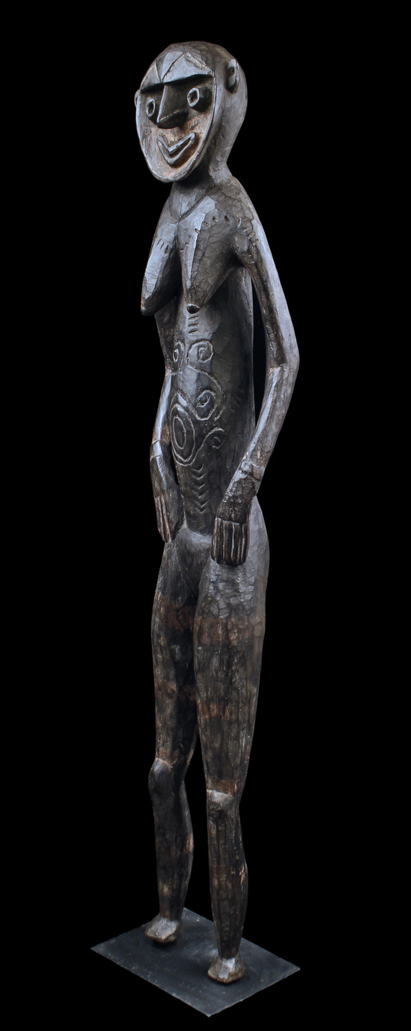 Figura di culto di Nogwi, scultura, arte tribale, Papua Nuova Guinea, arte oceaniana, statua