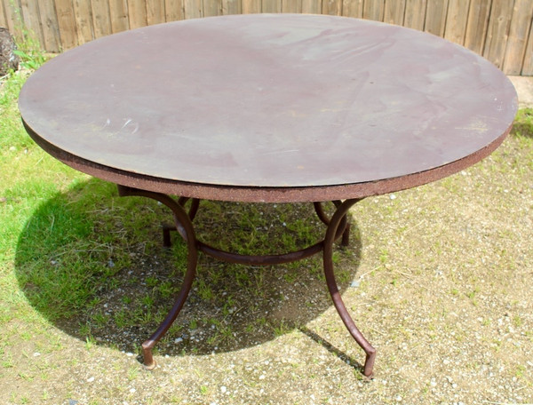 Garden Table Wrought Iron Base