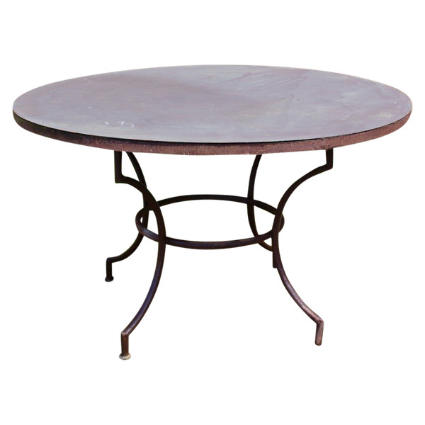 Garden Table Wrought Iron Base