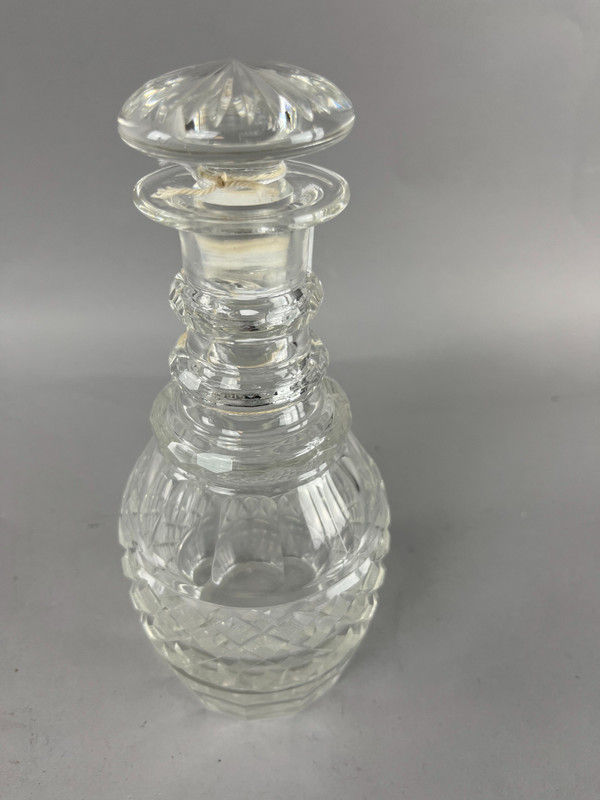 Small cut crystal carafe