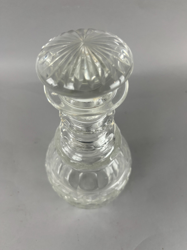 Small cut crystal carafe