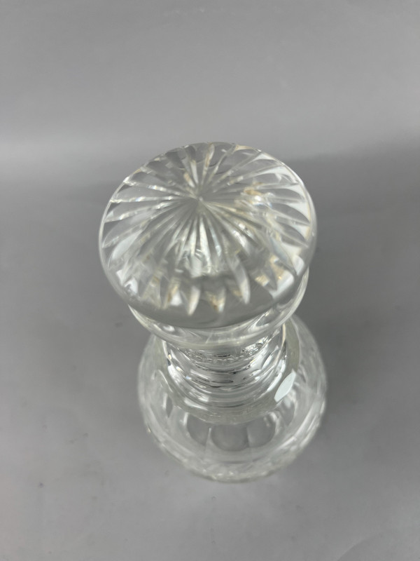 Small cut crystal carafe