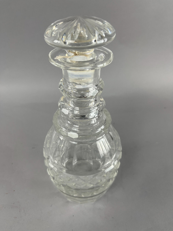 Small cut crystal carafe