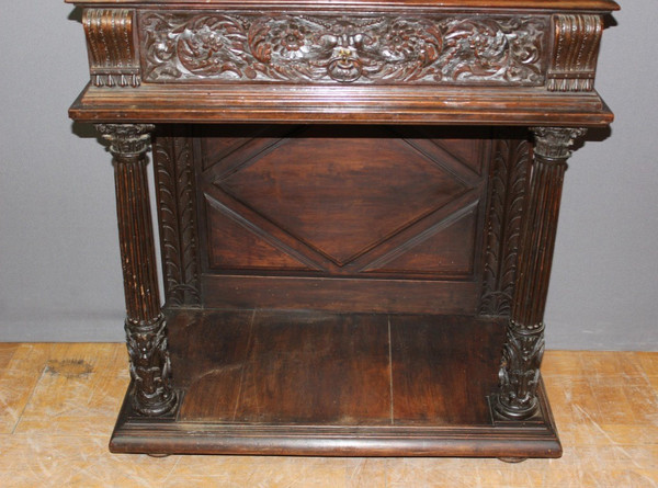 Small Walnut Cabinet Partly XVII Century 