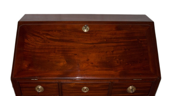 Louis XVI Mahogany Scriban Commode 