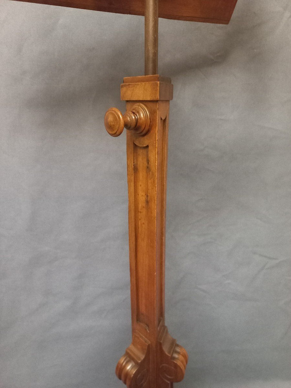 Gothic Style Walnut Lectern