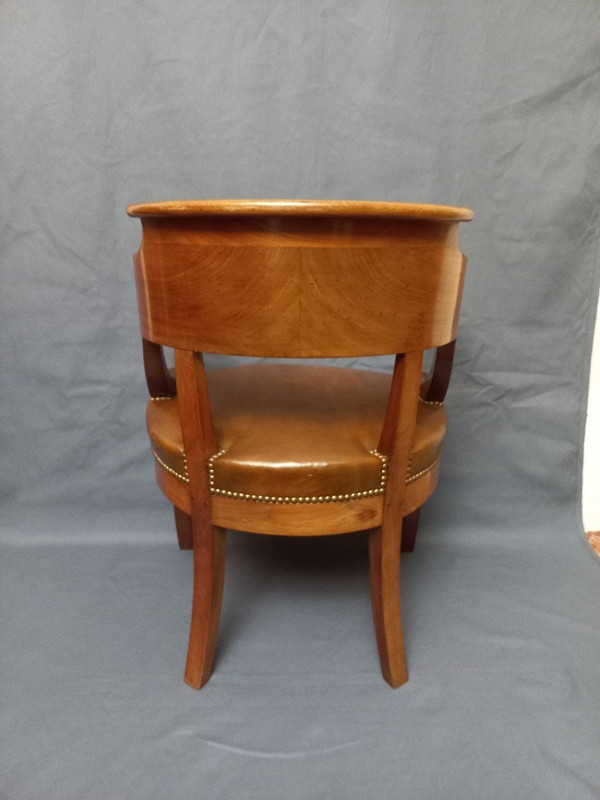 Early 19th Century Leather Office Chair