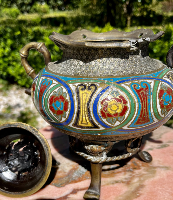 Cloisonne perfume burner