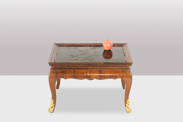 Maison Jansen. Mahogany and lacquer coffee table. Circa 1950. LS5572319H