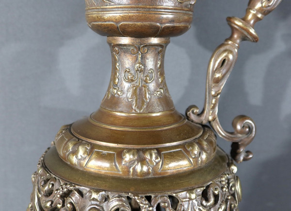 Paire d’Aiguières en Bronze, Art Nouveau – 1910