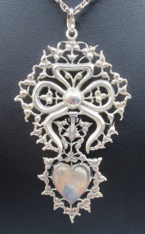 Pendentif cœur normand, XIXe siècle. 