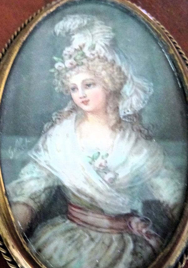 Miniature on ivory