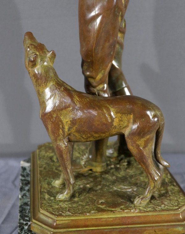 Bronze Sculpture with Double Patina - Early 20th Century