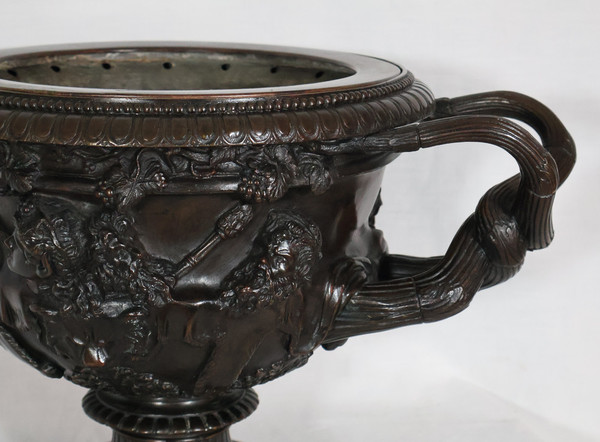 Bronze Cup Said Warwick Vase H Luppens 19th Century 