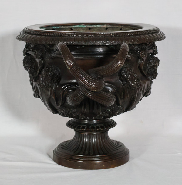 Bronze Cup Said Warwick Vase H Luppens 19th Century 