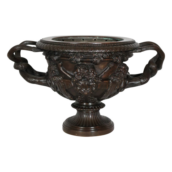 Bronze Cup Said Warwick Vase H Luppens 19th Century 