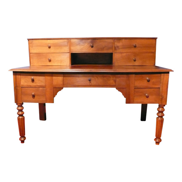 Louis-Philippe period walnut tiered desk