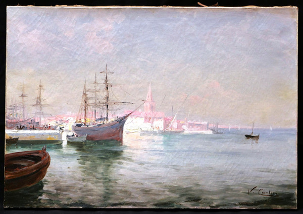 V. CARTIER, View of the Port of Martigues