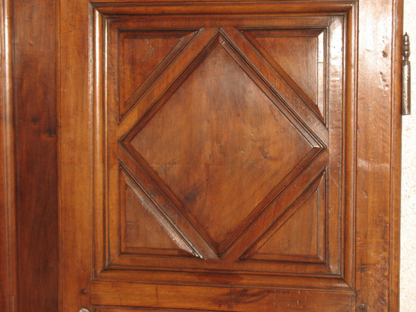 Pair of Louis XIII walnut paneled doors 17th century Périgord origin