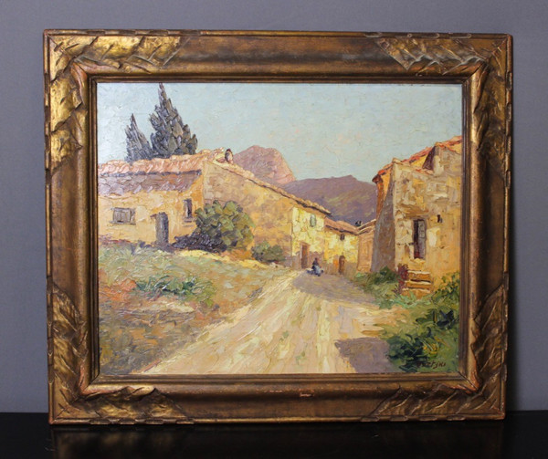 Landschaft Der Provence Von Osietzki Um 1930