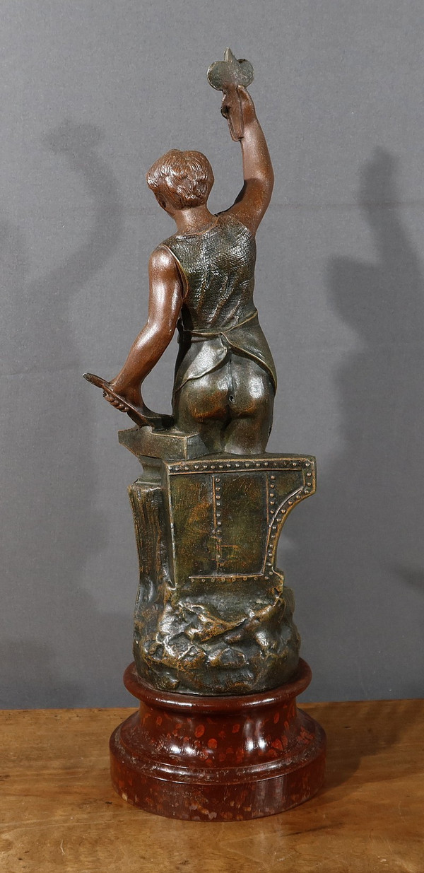 Sculpture in Regula "Work" - Early 20th century