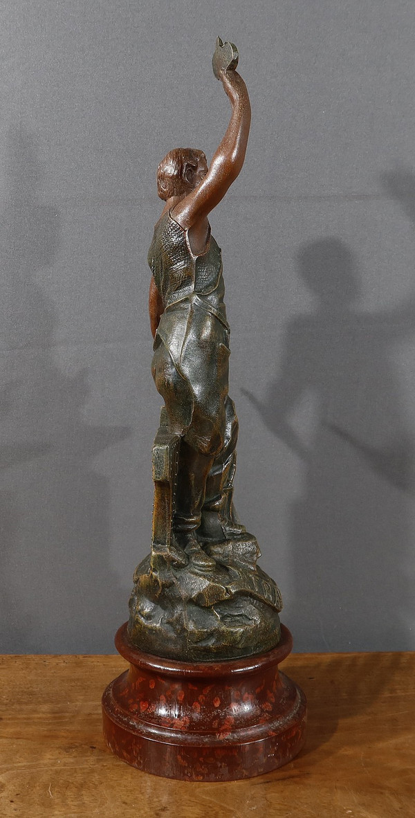 Sculpture in Regula "Work" - Early 20th century