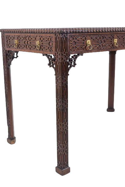 Chippendale-style mahogany table, or desk. Circa 1950. LS5932456G