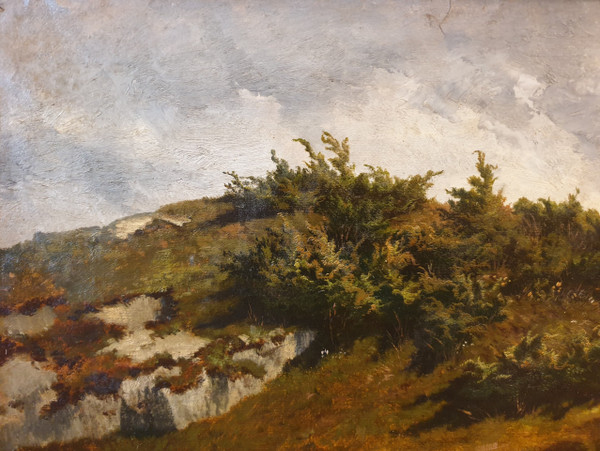 Jacques ODIER - Mountain landscape (study)