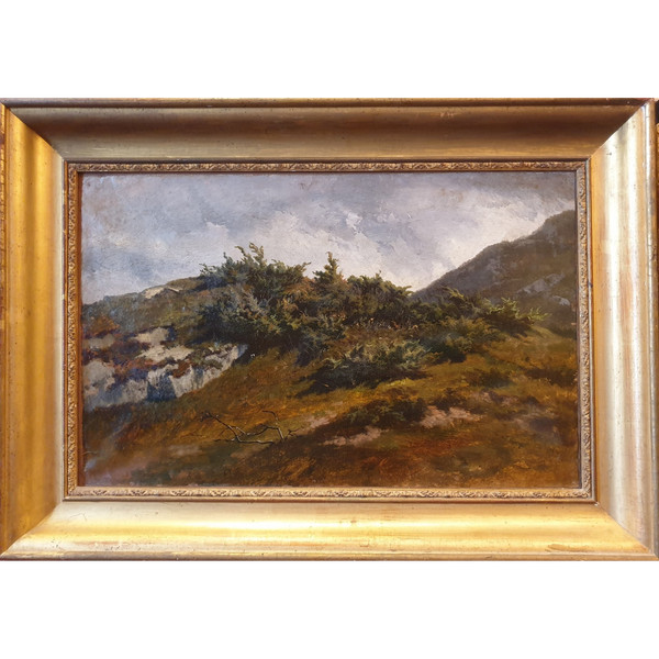 Jacques ODIER - Mountain landscape (study)