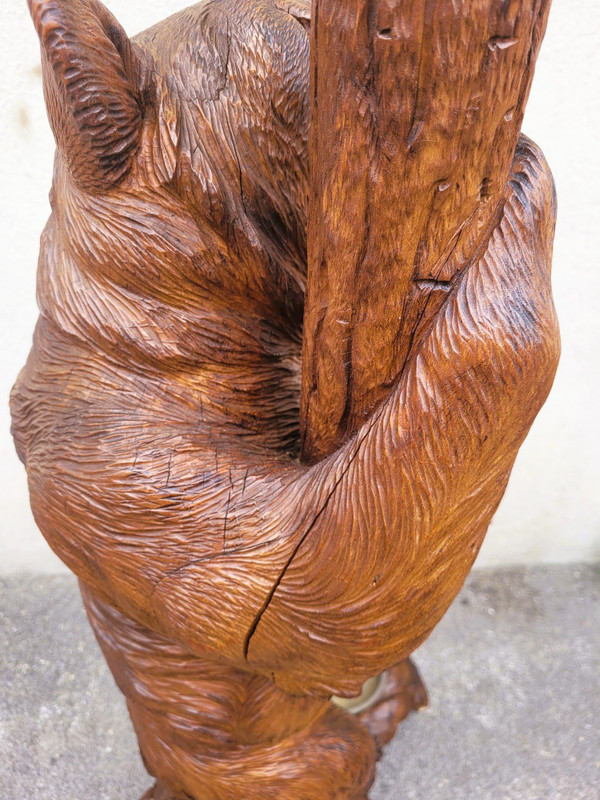 Bear coat rack, Black Forest, Late 19th Early 20th Century