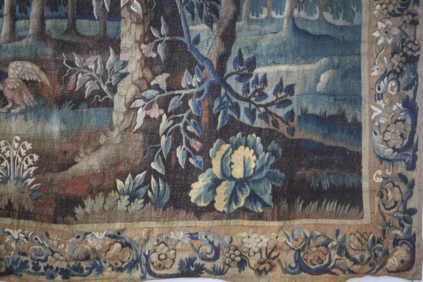 Aubusson tapestry, Greenery with birds, 18th century