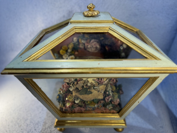  Reliquary Hunting From The Saint Ursula Society Of Cologne - Late 18th Century