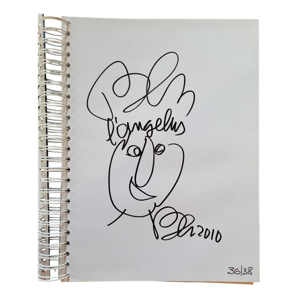 Livre avec dessin original de "Ben"