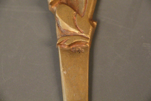 Bronze Letter Opener Signed Aristide Colotte