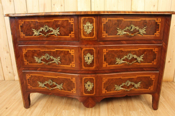 Commode En Marqueterie XVIIIeme Louis XIV