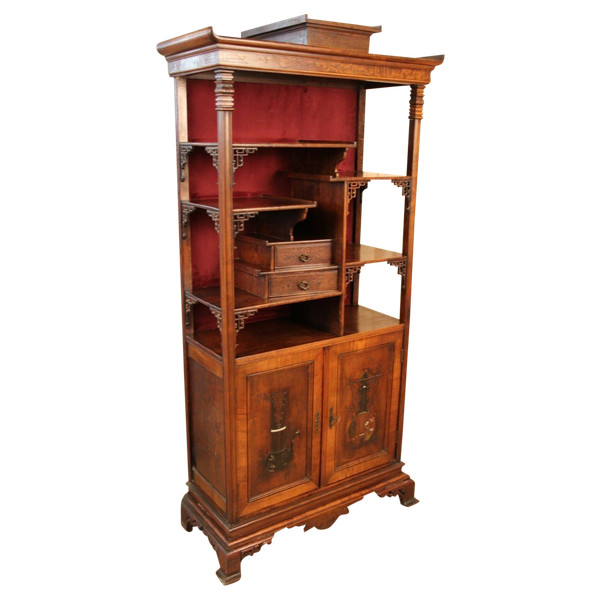 Japanese Collector's Cabinet Attributed To Viardot